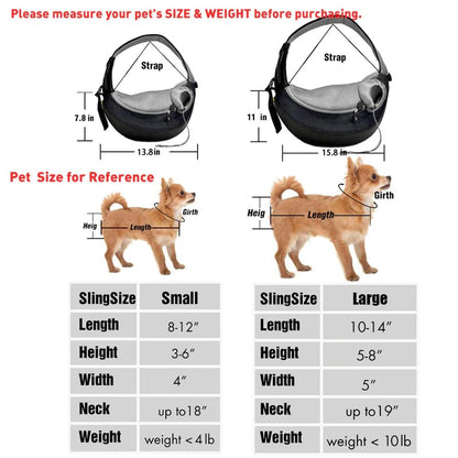 Breathable Pet Carrier Handbag Pouch Sling - Tampa Home & Garden Store