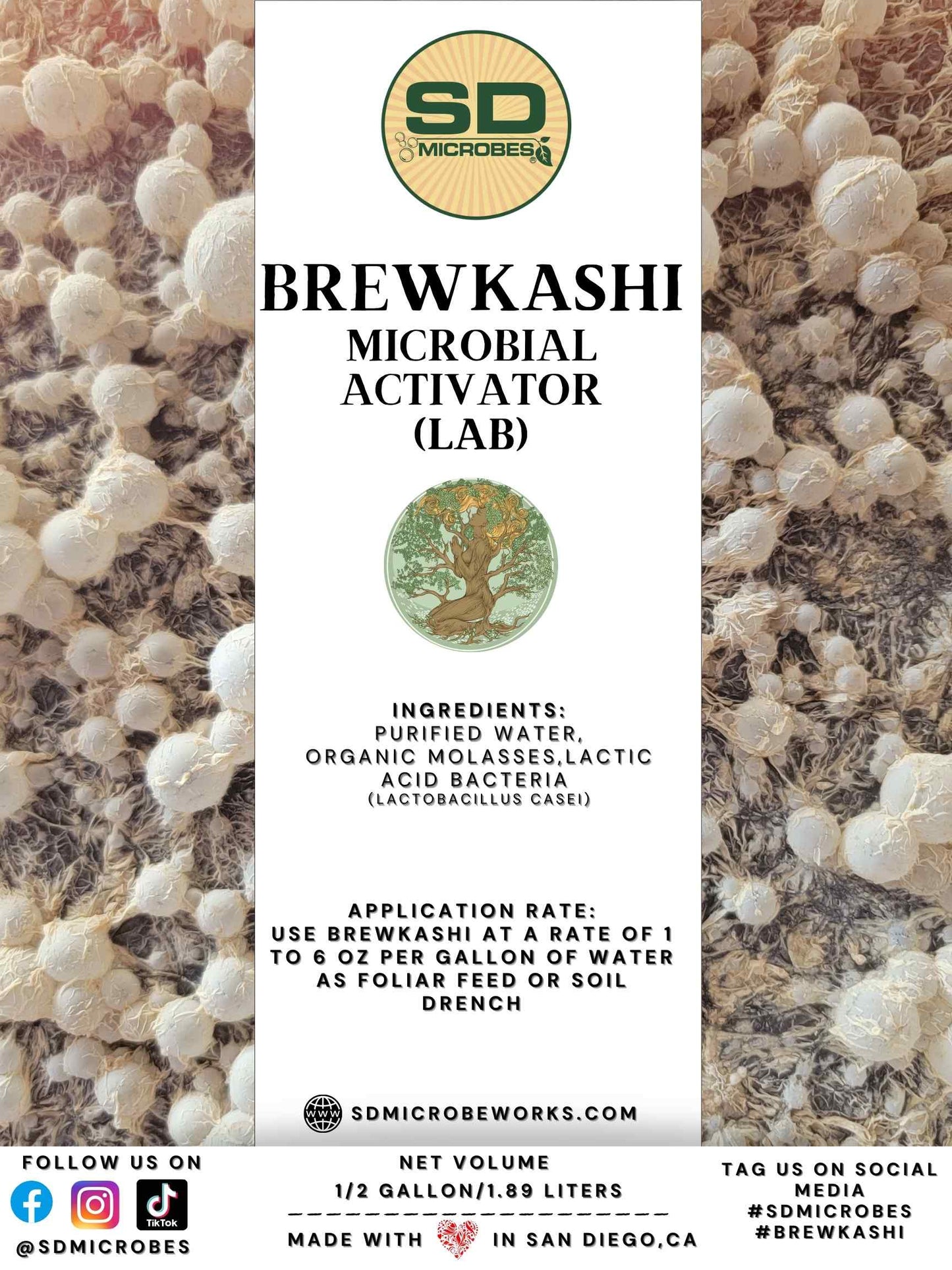 Activador microbiano BrewKashi | Microbios del compostaje