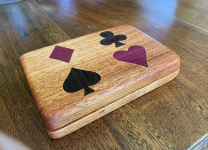Bridge set box - Hand-made w/inlay - Tampa Home & Garden Store