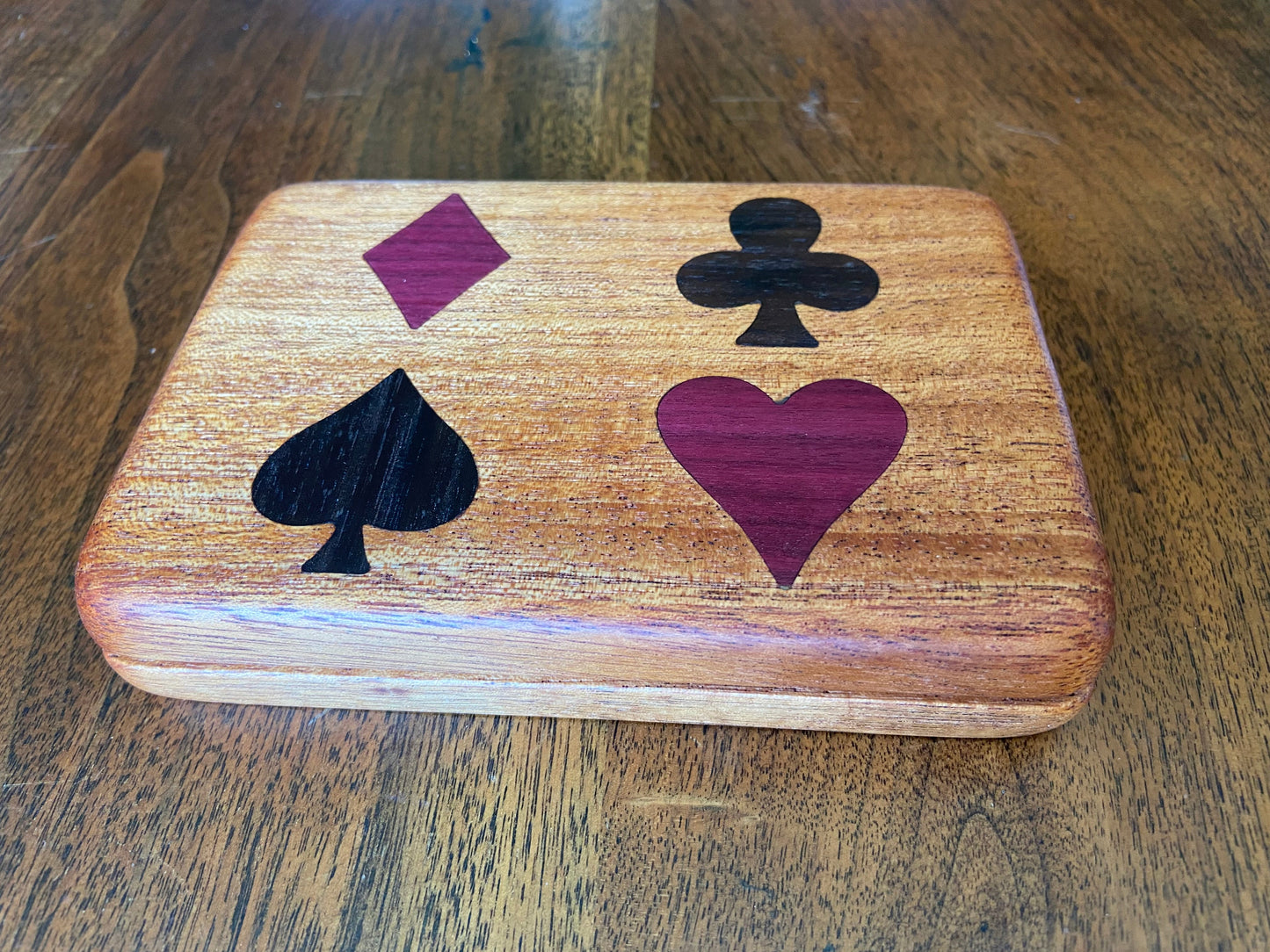 Bridge set box - Hand-made w/inlay - Tampa Home & Garden Store