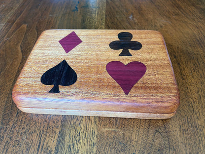 Bridge set box - Hand-made w/inlay - Tampa Home & Garden Store