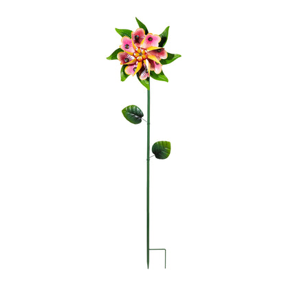 Bright Blossom Wind Spinner Stake 60"H - Tampa Home & Garden Store