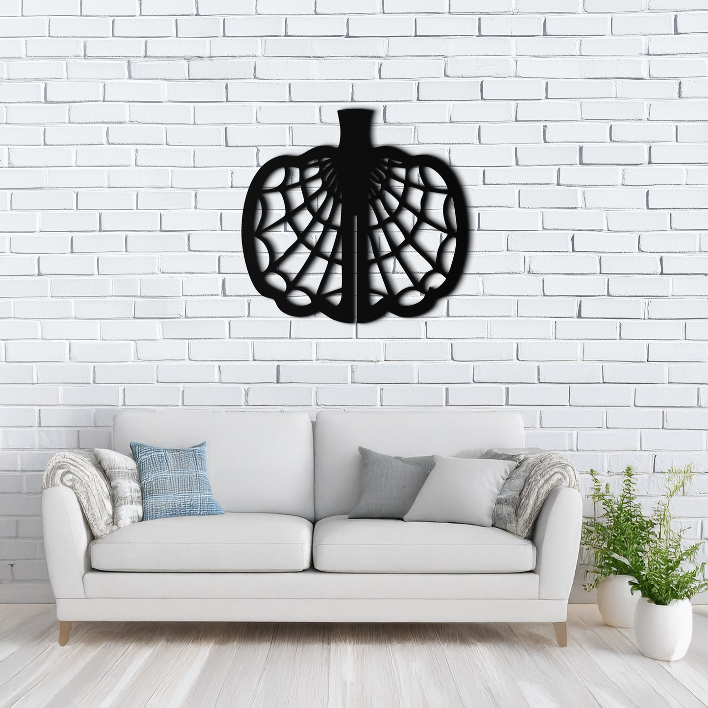Broken Glass Pattern Metal Wall Art – Black Steel Abstract Home Decor- KAF499 - Tampa Home & Garden Store