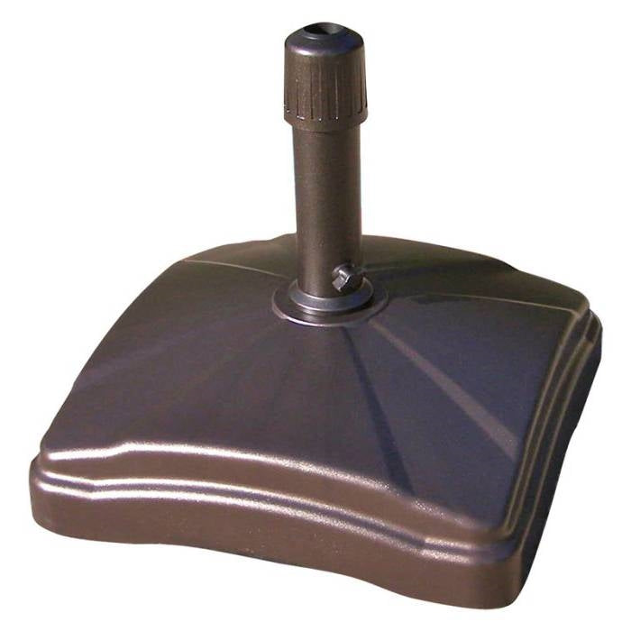 Bronze Patio Umbrella Base Up to 125 lbs of Stability Easy to Move Made in USA - Tampa Home & Garden Store