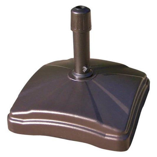 Bronze Patio Umbrella Base Up to 125 lbs of Stability Easy to Move Made in USA - Tampa Home & Garden Store