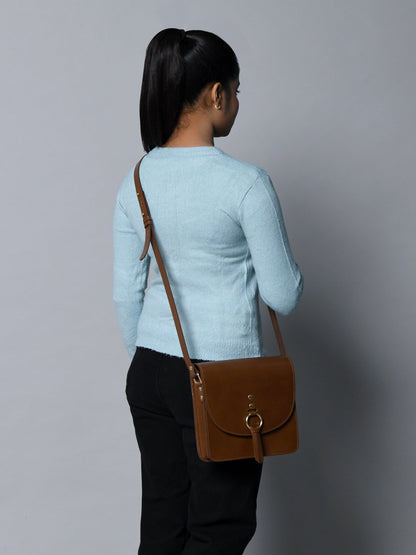 Brown Elegance Crossbody Sling Bag - Tampa Home & Garden Store