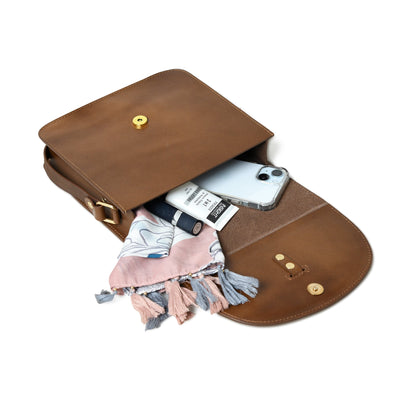 Brown Elegance Crossbody Sling Bag - Tampa Home & Garden Store