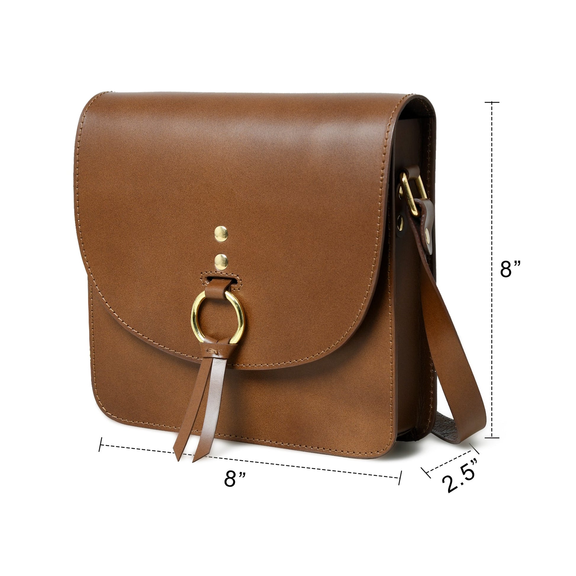 Brown Elegance Crossbody Sling Bag - Tampa Home & Garden Store
