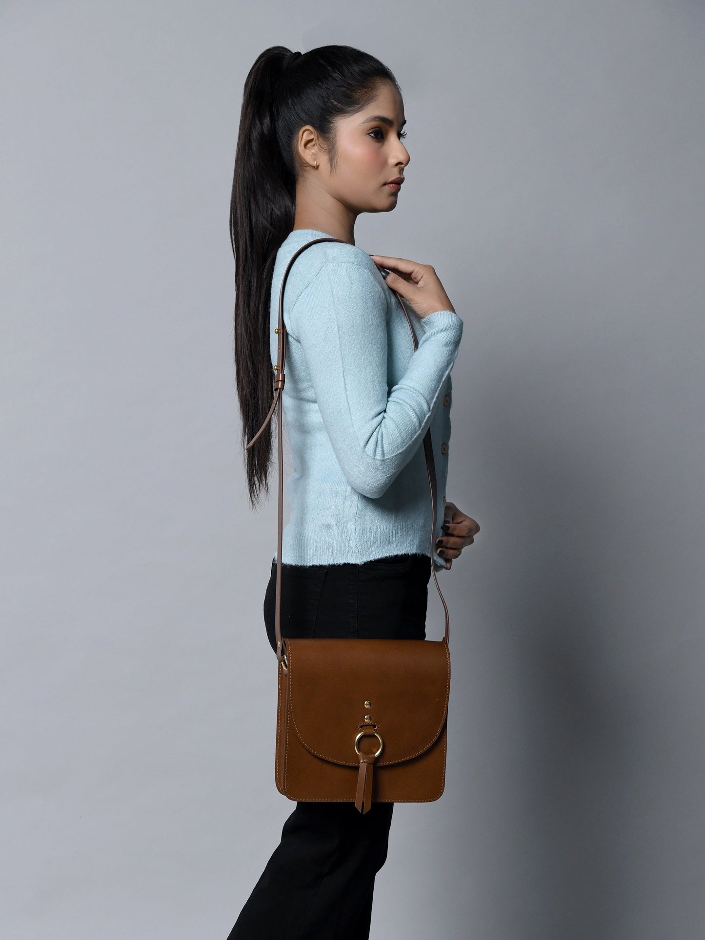Brown Elegance Crossbody Sling Bag - Tampa Home & Garden Store