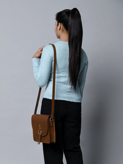 Brown Elegance Crossbody Sling Bag - Tampa Home & Garden Store