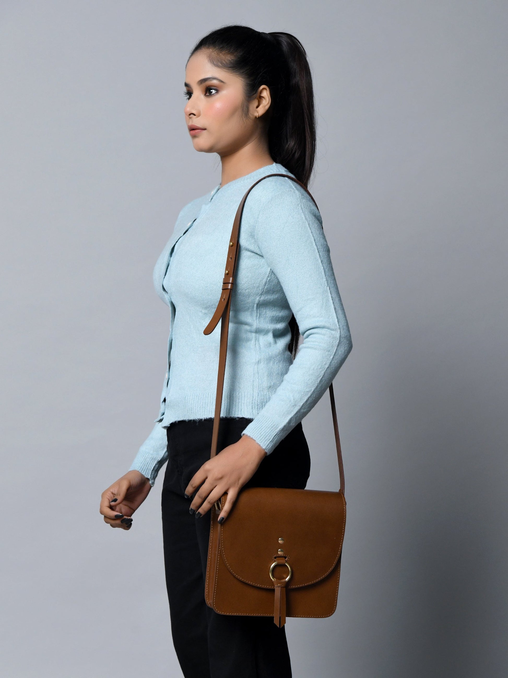 Brown Elegance Crossbody Sling Bag - Tampa Home & Garden Store