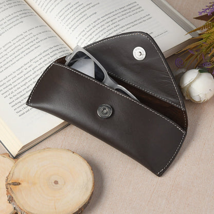Brown Guard Leather Sunglass Case - Tampa Home & Garden Store