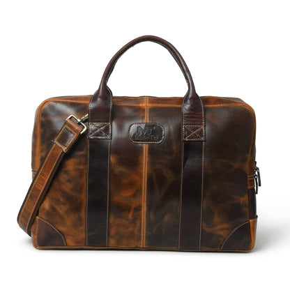 Brown Jefferson Briefcase - Tampa Home & Garden Store