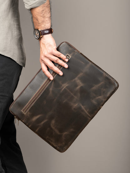 Brown Laptop Sleeve - Tampa Home & Garden Store
