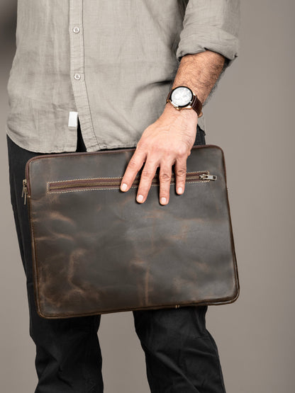Brown Laptop Sleeve - Tampa Home & Garden Store