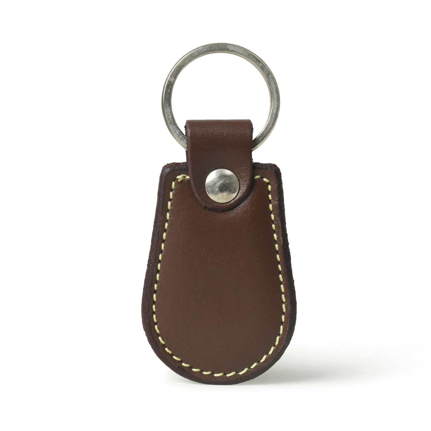 Brown Leather Keyring - Tampa Home & Garden Store