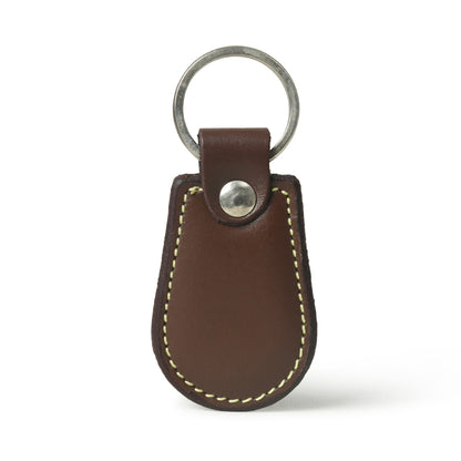 Brown Leather Keyring - Tampa Home & Garden Store