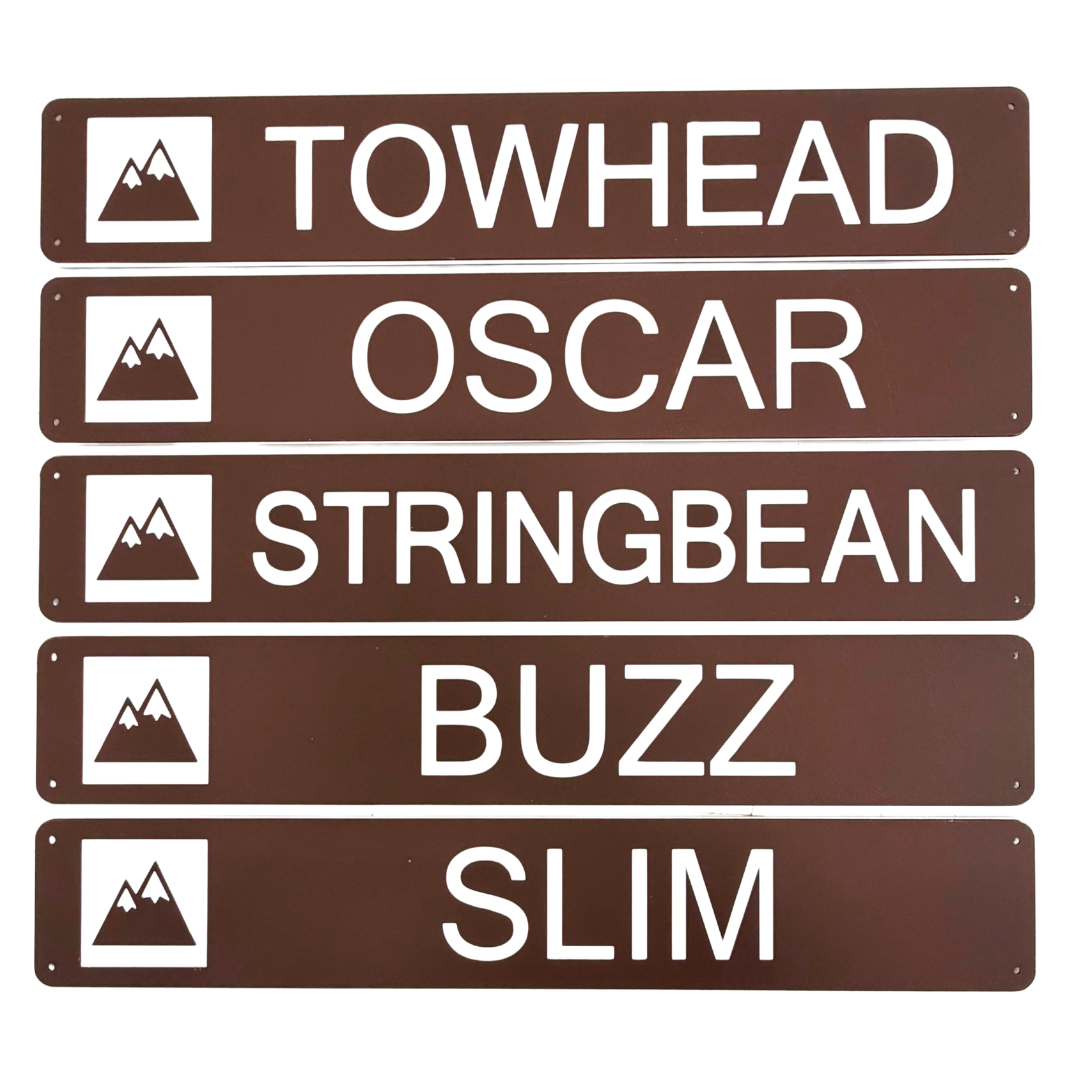 Custom Golf Cart Driver Plate and Color Options