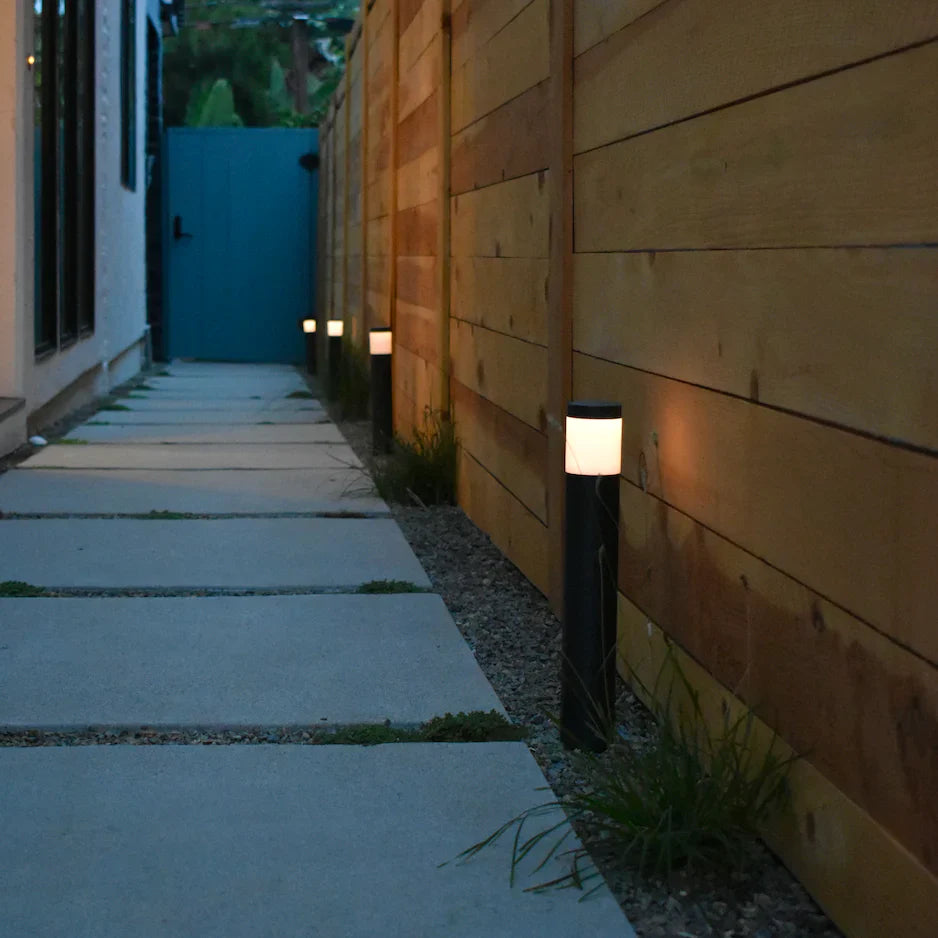 Brutus 15" Black Brass Bollard Light Low Voltage Outdoor Lighting - Tampa Home & Garden Store