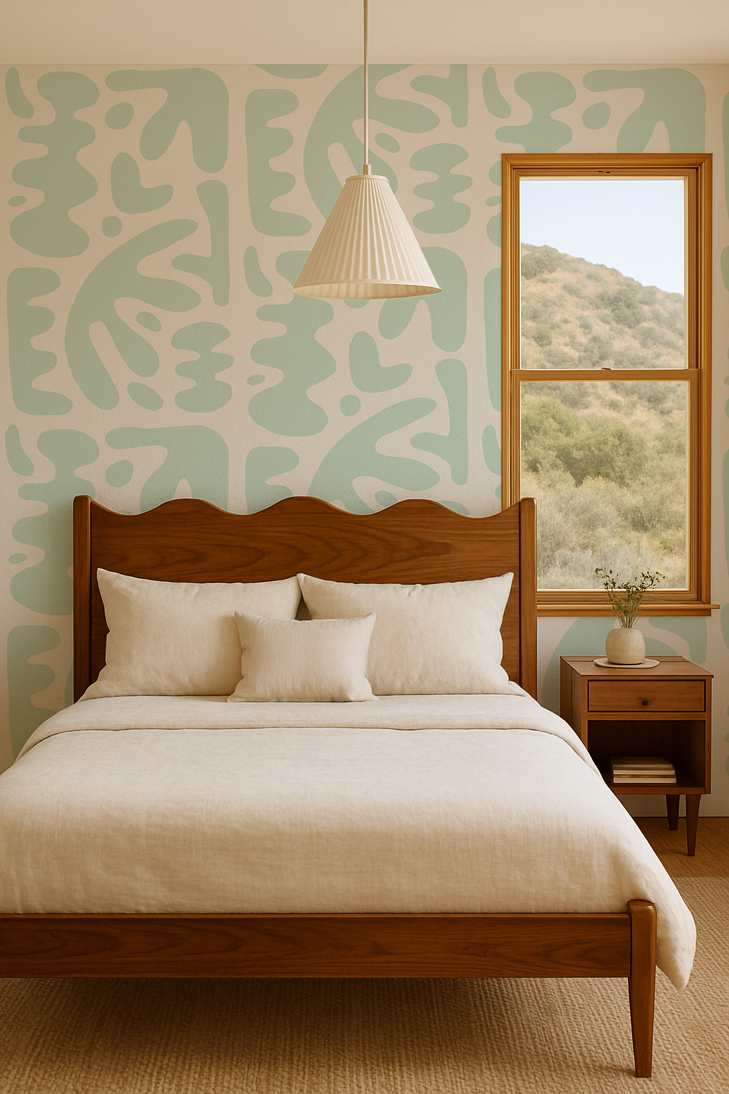 Bubbly Wallpaper, mint - Tampa Home & Garden Store