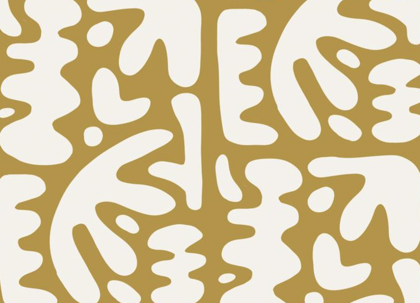 Bubbly Wallpaper, mustard - Tampa Home & Garden Store