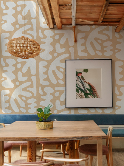Bubbly Wallpaper, peach - Tampa Home & Garden Store