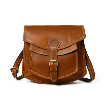 Buffalo Leather CrossBody Bag - Tampa Home & Garden Store