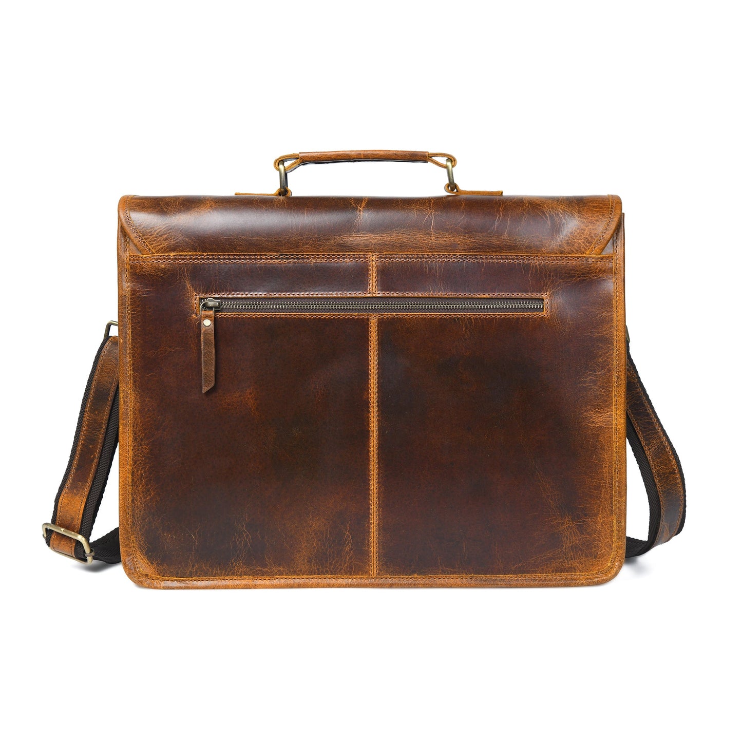 Buffalo Leather Executive Briefcase - Tampa Home & Garden Store
