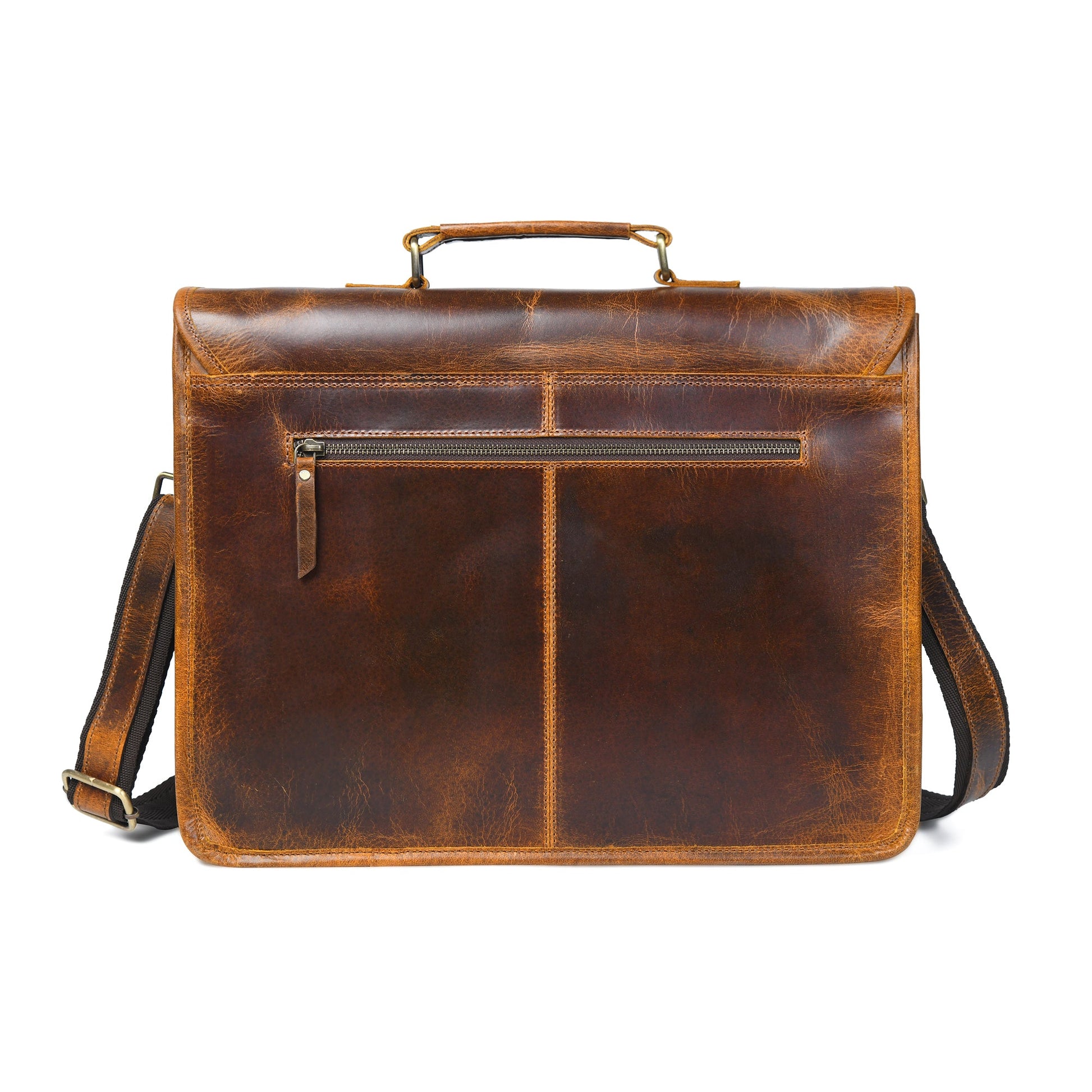 Buffalo Leather Executive Briefcase - Tampa Home & Garden Store