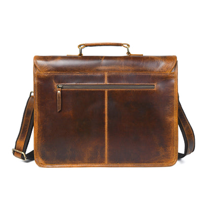 Buffalo Leather Executive Briefcase - Tampa Home & Garden Store