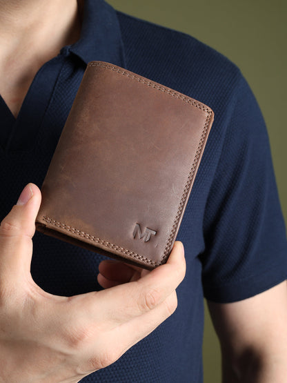 Buffalo Leather Men's Wallet - Vertical - Tampa Home & Garden Store