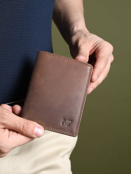 Buffalo Leather Men's Wallet - Vertical - Tampa Home & Garden Store