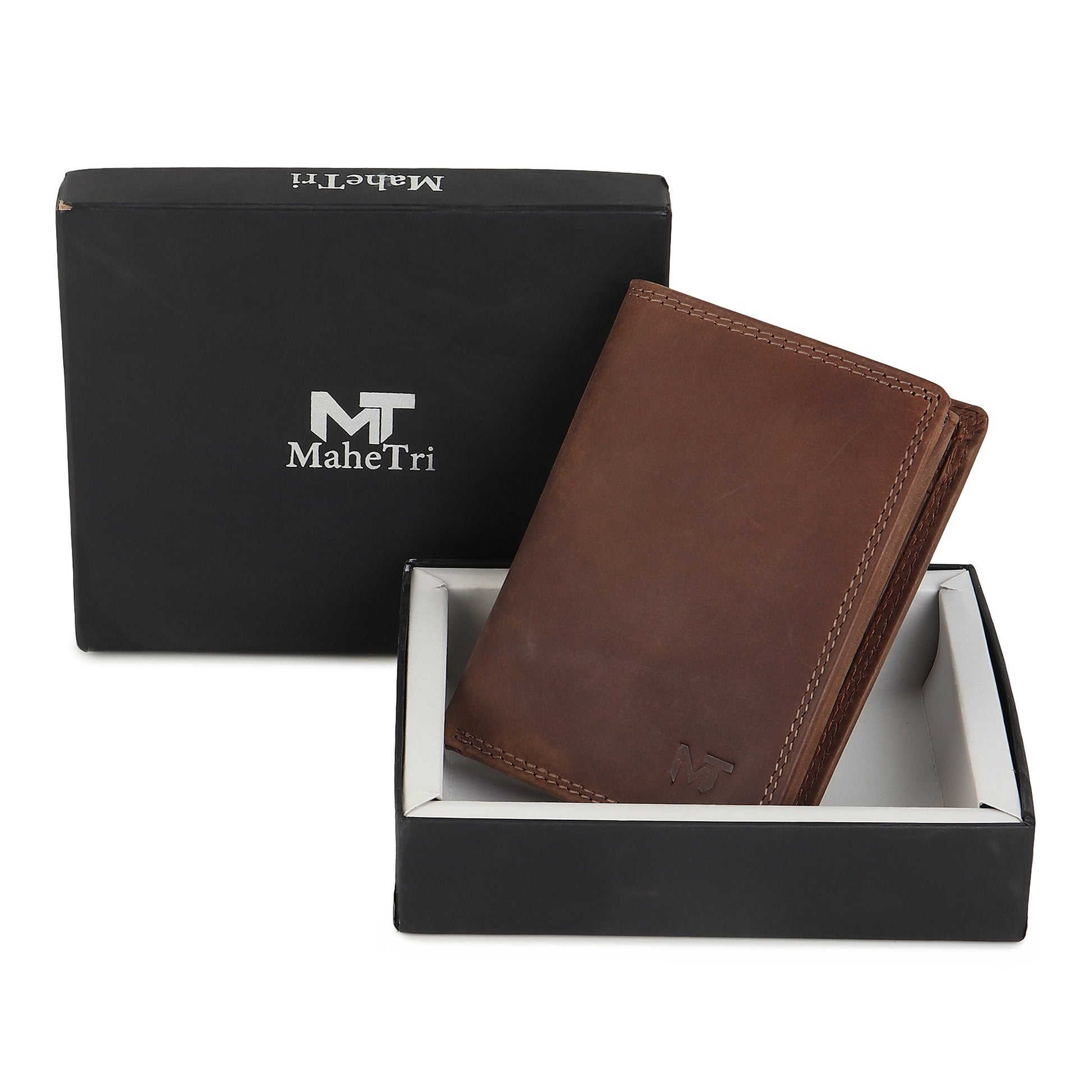 Buffalo Leather Men's Wallet - Vertical - Tampa Home & Garden Store