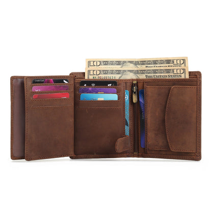 Buffalo Leather Men's Wallet - Vertical - Tampa Home & Garden Store