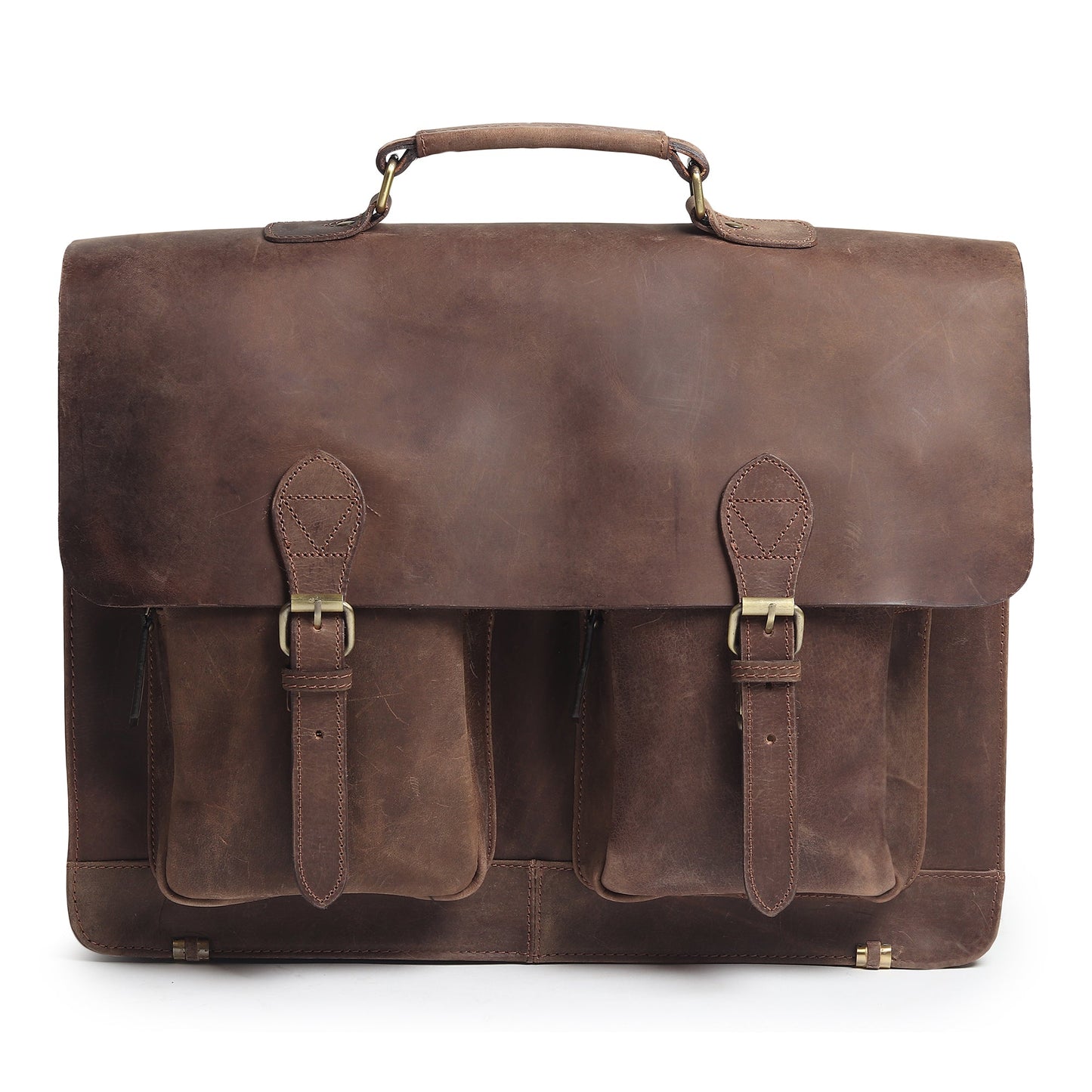 Buffalo Leather Messenger Bag - Tampa Home & Garden Store