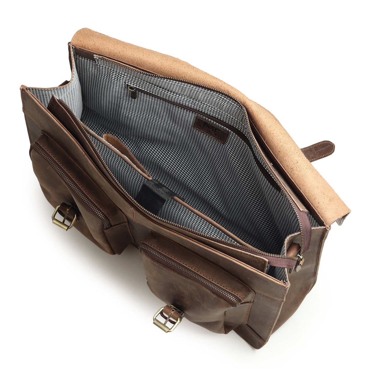 Buffalo Leather Messenger Bag - Tampa Home & Garden Store
