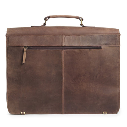 Buffalo Leather Messenger Bag - Tampa Home & Garden Store