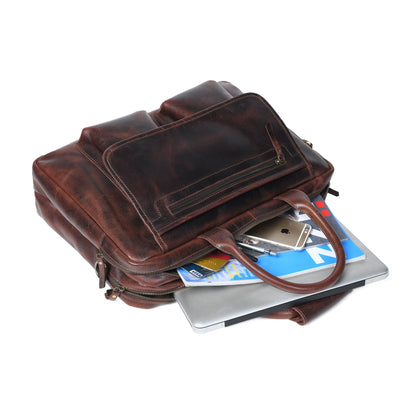 Buffalo Leather Pilot Bag - Tampa Home & Garden Store