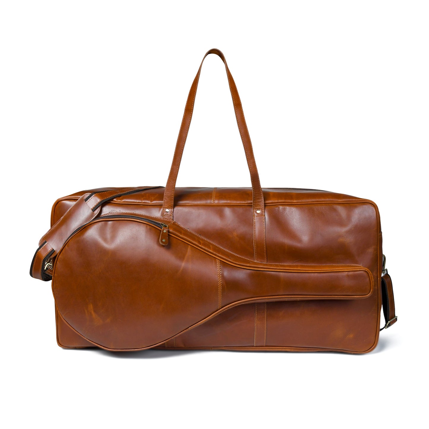 Buffalo Leather Tennis Duffle Bag - Tampa Home & Garden Store