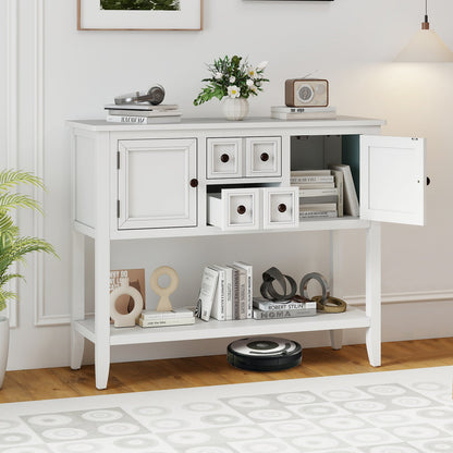 Buffet Sideboard Cabinet with 2 Doors and 2 Drawers