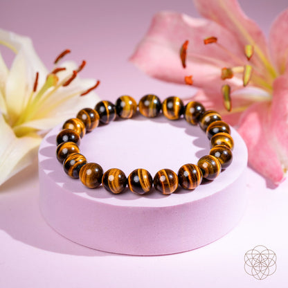 Built to Win – 7A Grade Tiger’s Eye Bracelet - Tampa Home & Garden Store