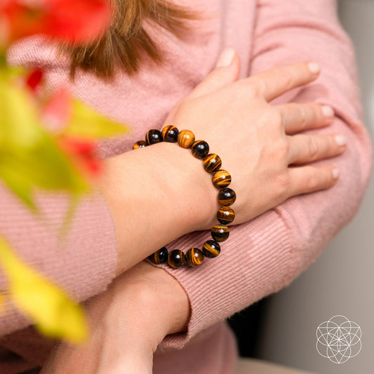 Built to Win – 7A Grade Tiger’s Eye Bracelet - Tampa Home & Garden Store