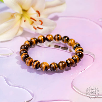Built to Win – 7A Grade Tiger’s Eye Bracelet - Tampa Home & Garden Store