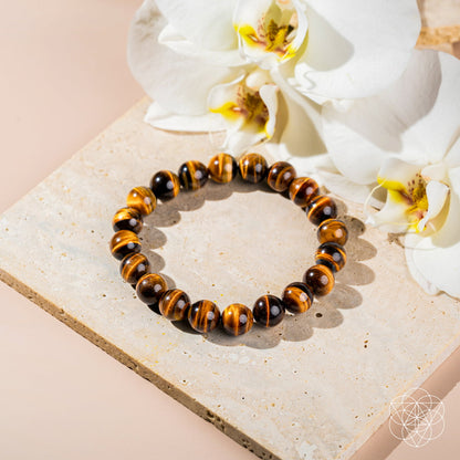 Built to Win – 7A Grade Tiger’s Eye Bracelet - Tampa Home & Garden Store