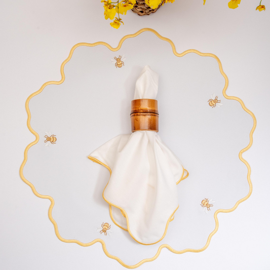Bumble Bee Impermeable Placemat - Tampa Home & Garden Store