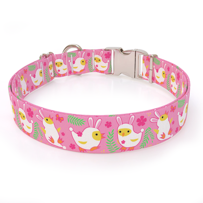 Bunny Chicks Dog Collar