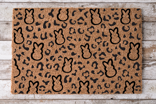 Bunny Doormat Print Small Bunnies Doormat Cute Little Rabbit Doormat - Tampa Home & Garden Store