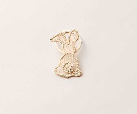 Bunny Napkin Ring – 3.5” Handwoven Iraca Palm – Artisan Spring Table Decor from Peru - Tampa Home & Garden Store