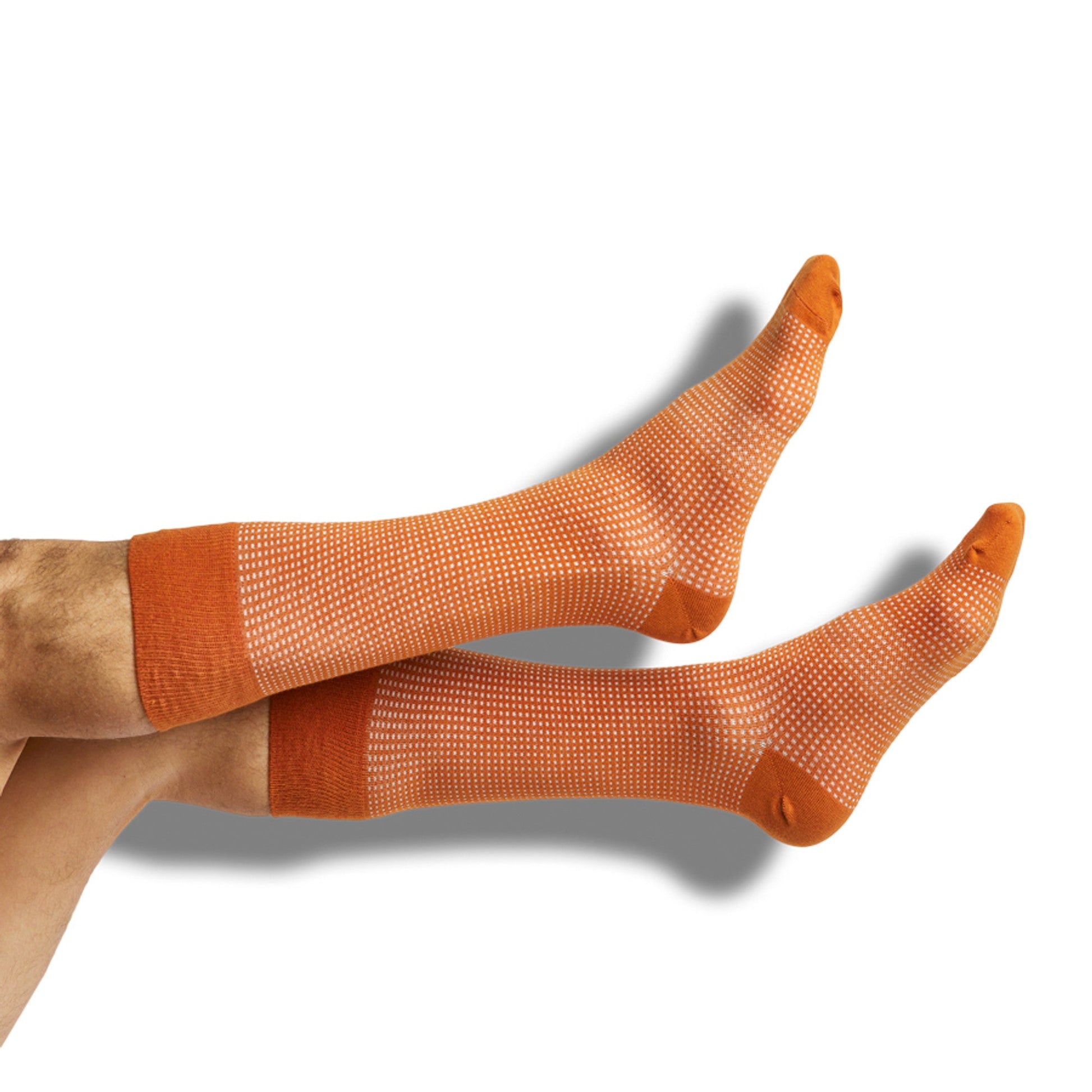 CiderOrange Mixed 8 Pack socks orange dotted pattern 2 visible on Tampa Home & Garden Store