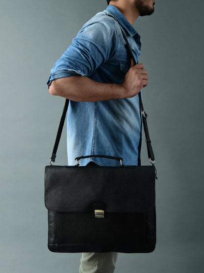 Business Attache Laptop Bag - Italian Finish - Tampa Home & Garden Store